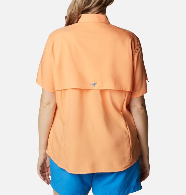 Women's Columbia PFG Tamiami II Short Sleeve Shirts Orange | Plus Size CA-Y1AL6